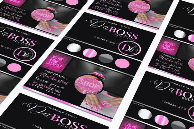 Logo + Brand identity board