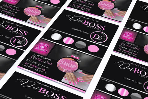 Logo + Brand identity board