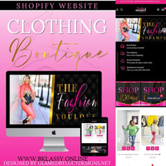 Full Shopify website branding package